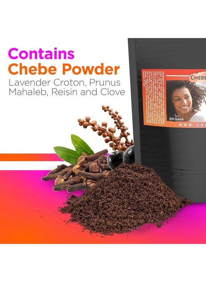 Uhuru Naturals - Chebe Powder 50 grams – Dye Free Natural African Chebe Powder/Hair Mask w/Lavender For Enhanced Hair Growth & Strength – Long Moisturized Hair For Men & Women - Image 1