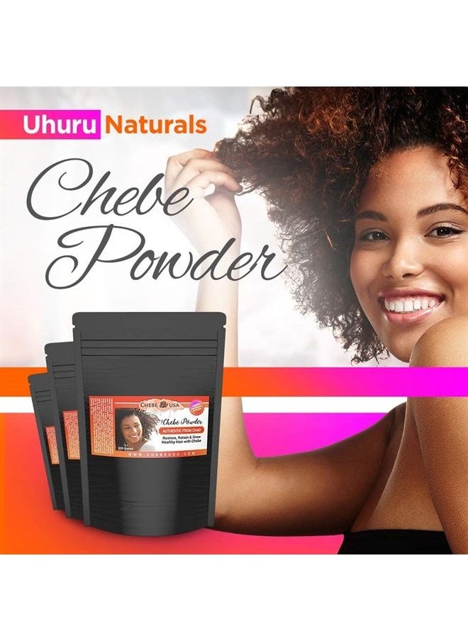 Uhuru Naturals - Chebe Powder 50 grams – Dye Free Natural African Chebe Powder/Hair Mask w/Lavender For Enhanced Hair Growth & Strength – Long Moisturized Hair For Men & Women - Image 1