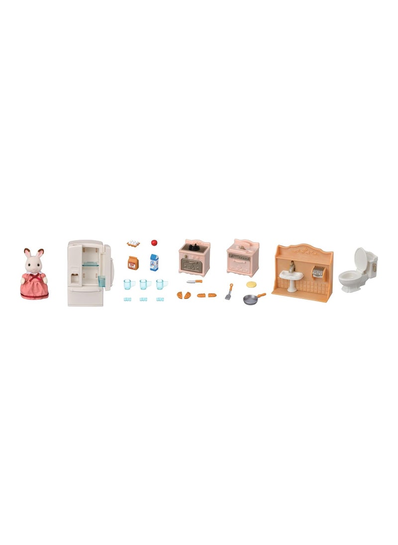 Sylvanian Families Sylvanian Families  Playful Starter Furniture Set And Doll House Accessories  - Image 2