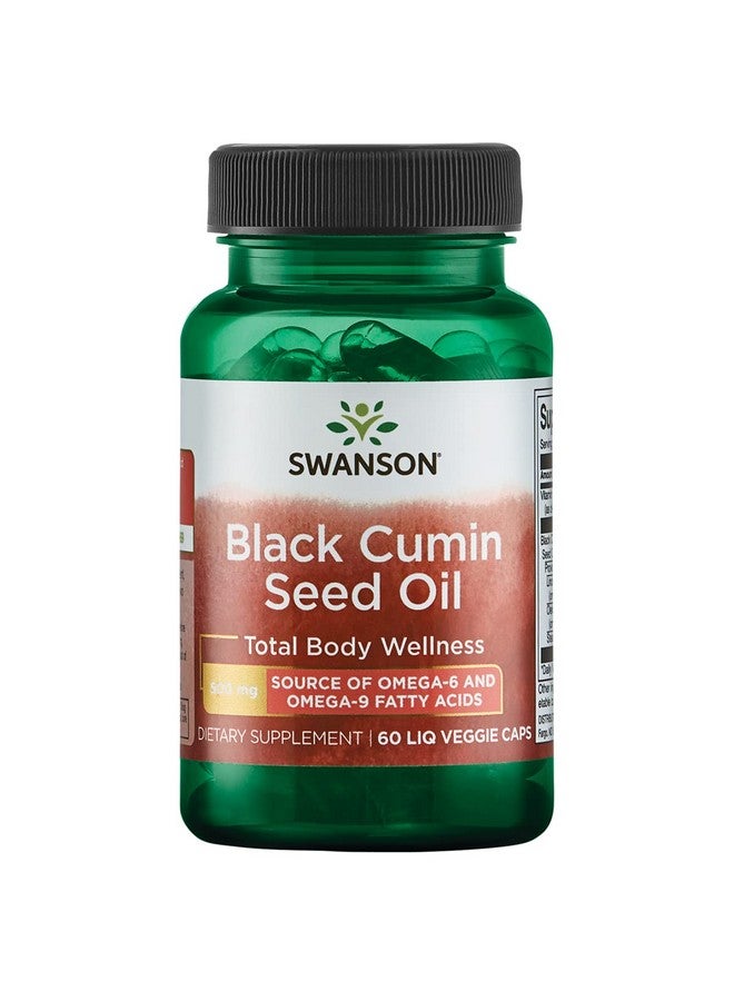 SWANSON Black Cumin Seed Oil 500 Milligrams 60 Liq Vegcap - Image 2