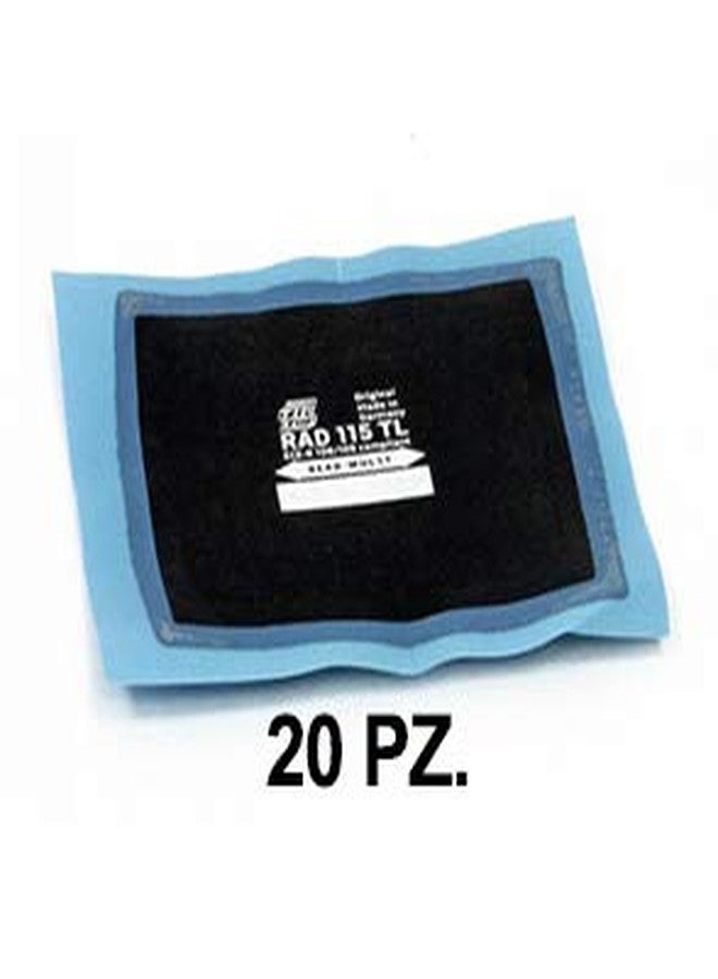 REMA TIP TOP RAD115 Radial Tire Patches - 3-1/2” x 3" Self-Vulcanizing Flat Tire Universal Repair Patches - 20 Count - Image 2