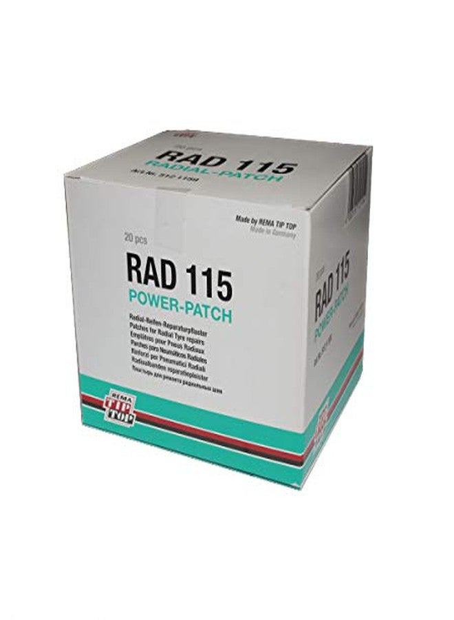 REMA TIP TOP RAD115 Radial Tire Patches - 3-1/2” x 3" Self-Vulcanizing Flat Tire Universal Repair Patches - 20 Count - Image 1