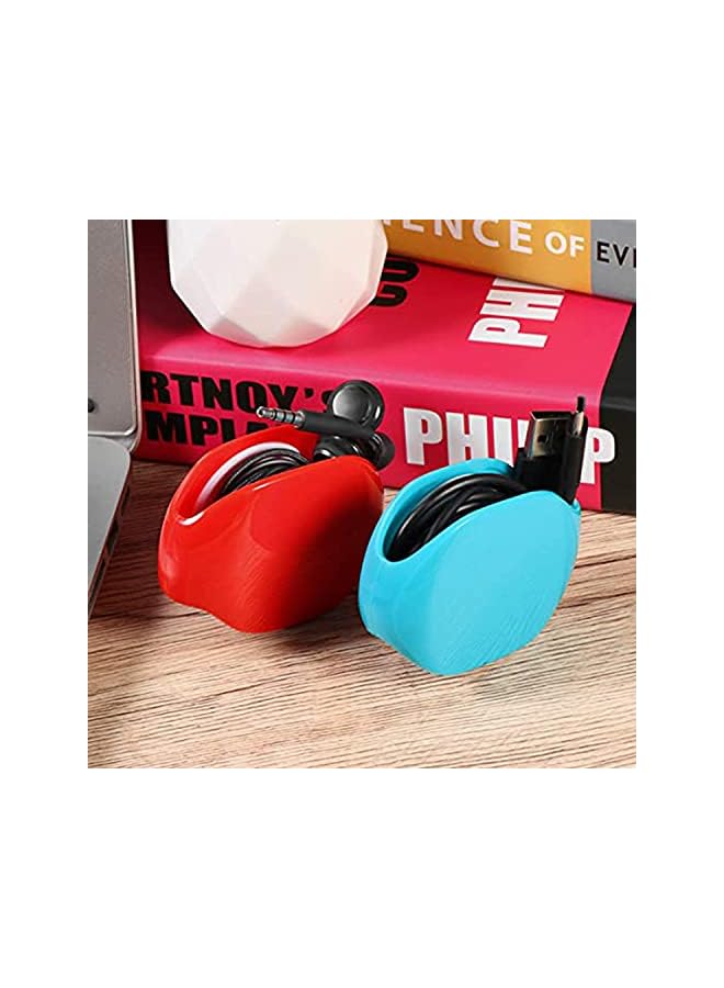 KASTWAVE 4 Pcs Automatic Cable Winder - Organizer Wire Winder Storage Organizer Cord Keeper Protector for Earphone Cable for Home, Office, School - Image 2