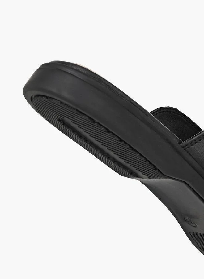 Duchini BLACK Celeste Women Metallic Accent Mules for Women | Best Price UAE