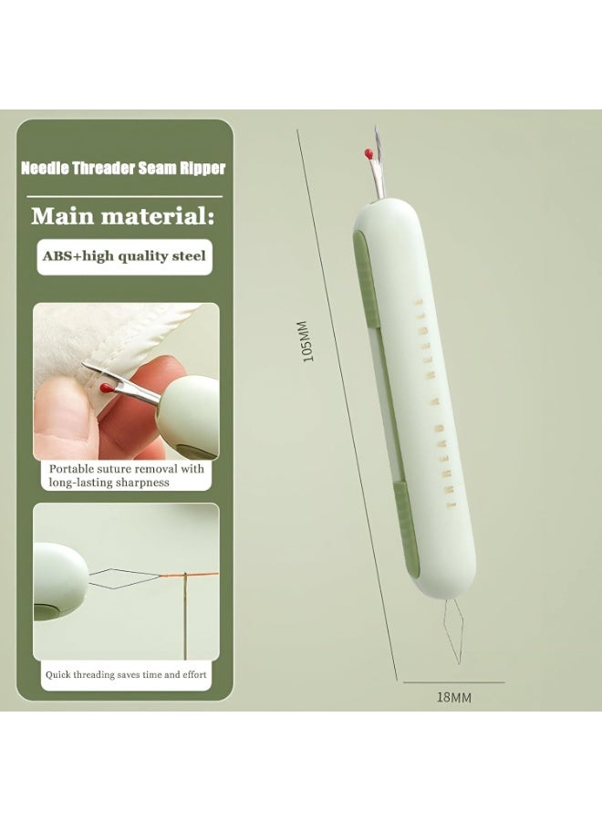 أداة مريحة لأخذ إبر الخياطة وإزالة الغرز - احصل على أداة 2025 الجديدة 2 في 1 لتمرير الإبر وإزالة الغرز، المصممة للقوة والكفاءة، مما يضمن نتائج دقيقة في كل مرة تقوم فيها بالخياطة. - مثالية لمشاريع الخياطة (متعددة الألوان) - Image 3