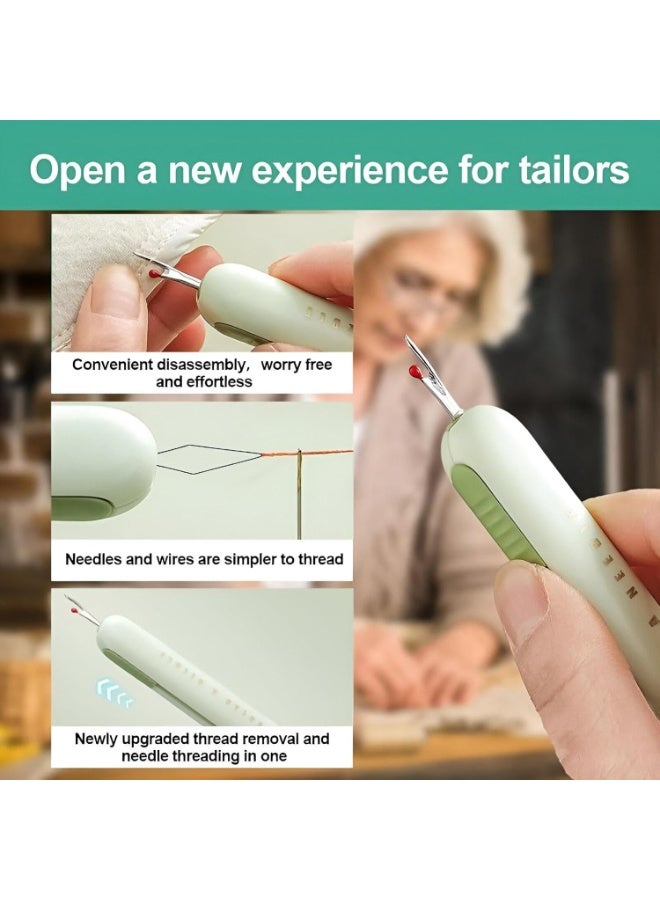 أداة مريحة لأخذ إبر الخياطة وإزالة الغرز - احصل على أداة 2025 الجديدة 2 في 1 لتمرير الإبر وإزالة الغرز، المصممة للقوة والكفاءة، مما يضمن نتائج دقيقة في كل مرة تقوم فيها بالخياطة. - مثالية لمشاريع الخياطة (متعددة الألوان) - Image 5