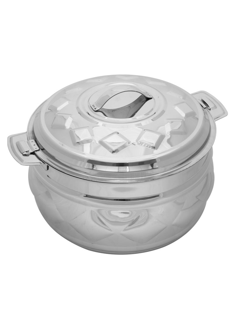 Stainless Steel New Diamond Hotpot 3.5 Liters Silver Colour - pzsku/Z1F744985FF6CB8A43482Z/45/_/1708614867/37d12cfd-ab29-48c9-a9f6-5829df2f6071