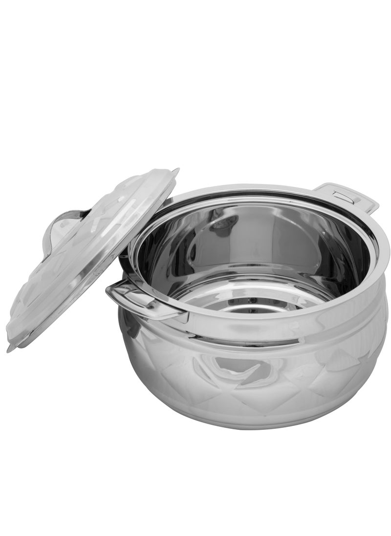 Stainless Steel New Diamond Hotpot 3.5 Liters Silver Colour - pzsku/Z1F744985FF6CB8A43482Z/45/_/1708614868/a8401cb3-9d56-4066-9075-93946d2d30fc