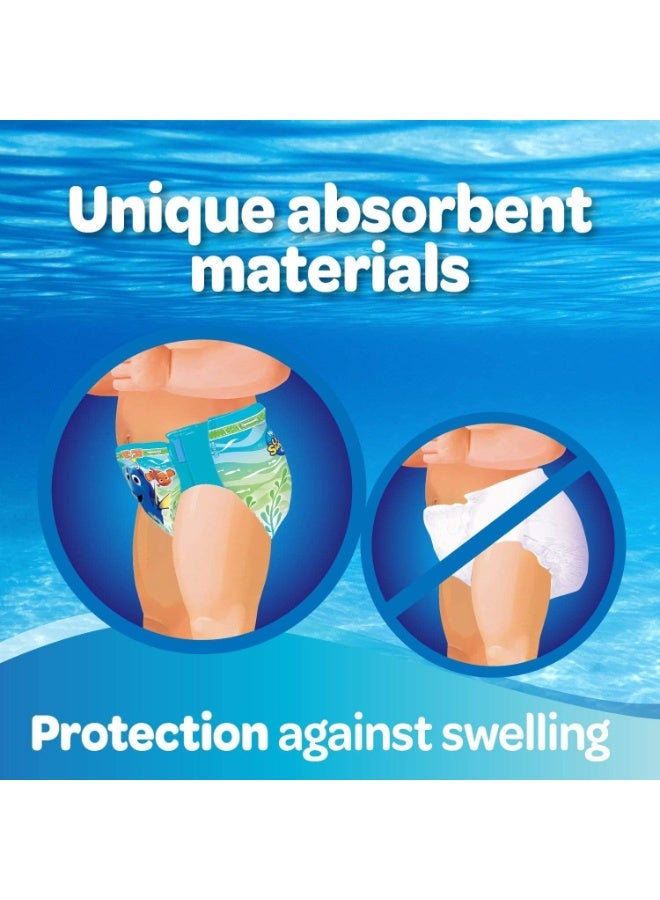 HUGGIES Little Swimmers Disposable Large Swimpants Diapers 14+Kg 10Pcs - Image 3