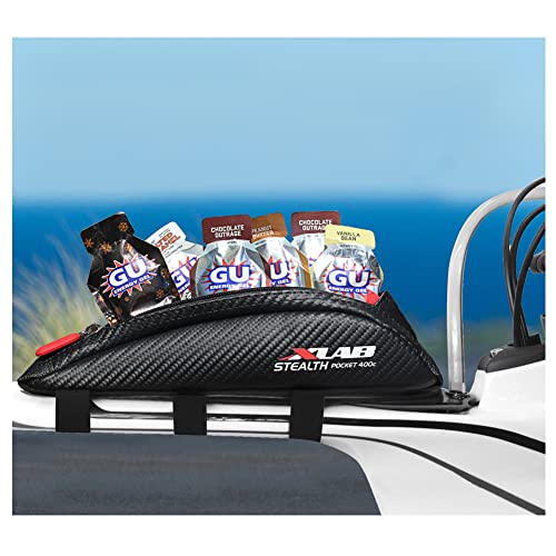 XLAB Stealth Pocket 400 C – Strap Mounted Aerodynamic Top Tube Bag for Triathlon and Gravel Bikes - Image 3