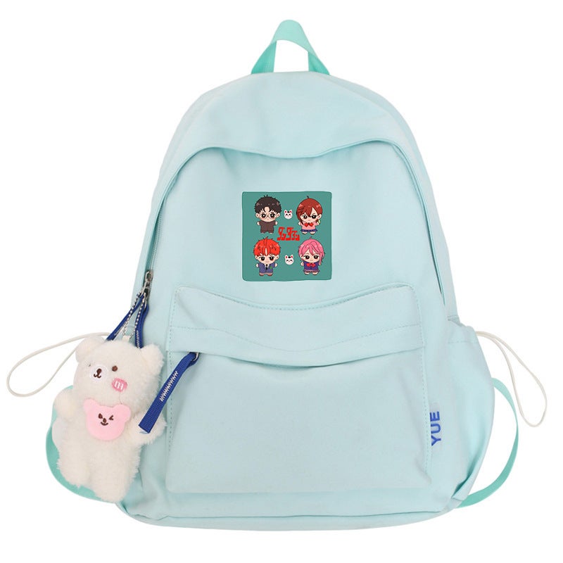 Dang Da Dang Bag Supernatural Ayase Peach Dan Da Dan Peripheral Animation Backpack Bold Party Backpack Tide - Image 1