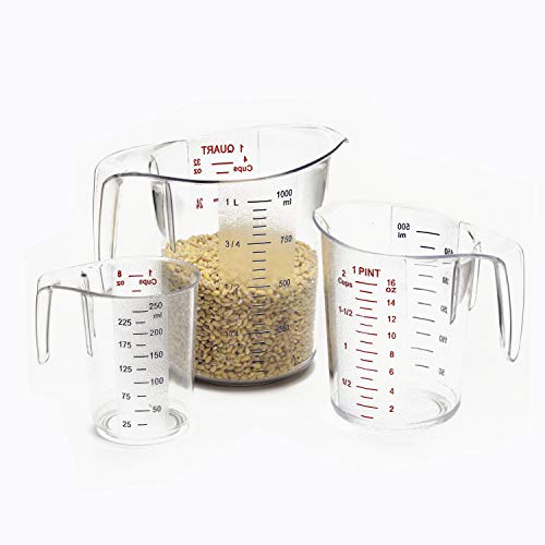 Update International 4-Quart Plastic Measuring Cup - Image 3