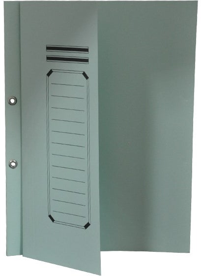 Bafix Half Cover Cardboard File Green 50's 