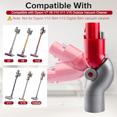 Chuancheng Quick Release Low Reach Adaptor 970790-01 for Dyson V7 V8 V10 V11 V15 Vacuum Cleaner - Image 2