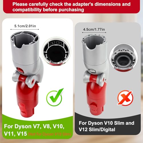 Chuancheng Quick Release Low Reach Adaptor 970790-01 for Dyson V7 V8 V10 V11 V15 Vacuum Cleaner - Image 3
