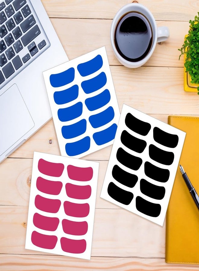 elane ELANE 150 Pairs Sports Eye Black Stickers for Kids,Pink Eye Black Football Stickers,Football Face Stickers for Sports Game Day - Image 4