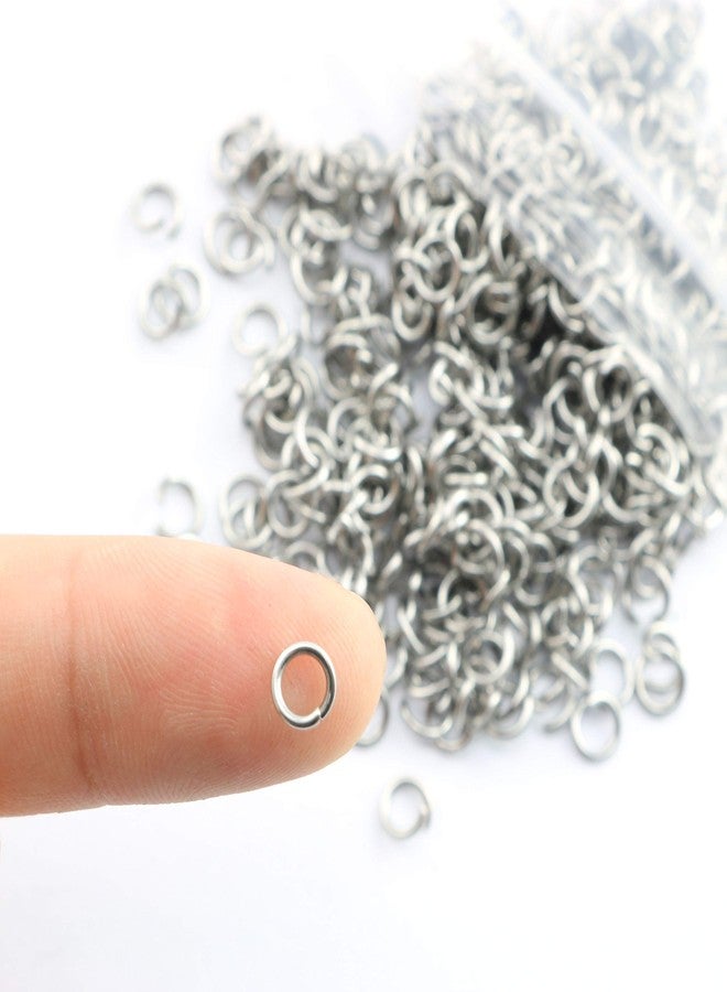 Tegg Open Jump Ring 500PCS 5mm Siver 304 Stainless Steel Open Jump Ring Connectors for Jewelry DIY Finding - Image 3