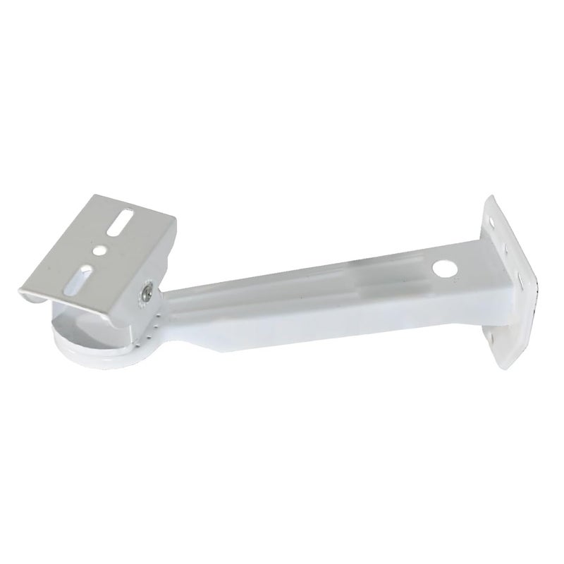 26cm Wall Mount Security Camera Bracket Metal Iron Adjustable Angle (White) - Image 4