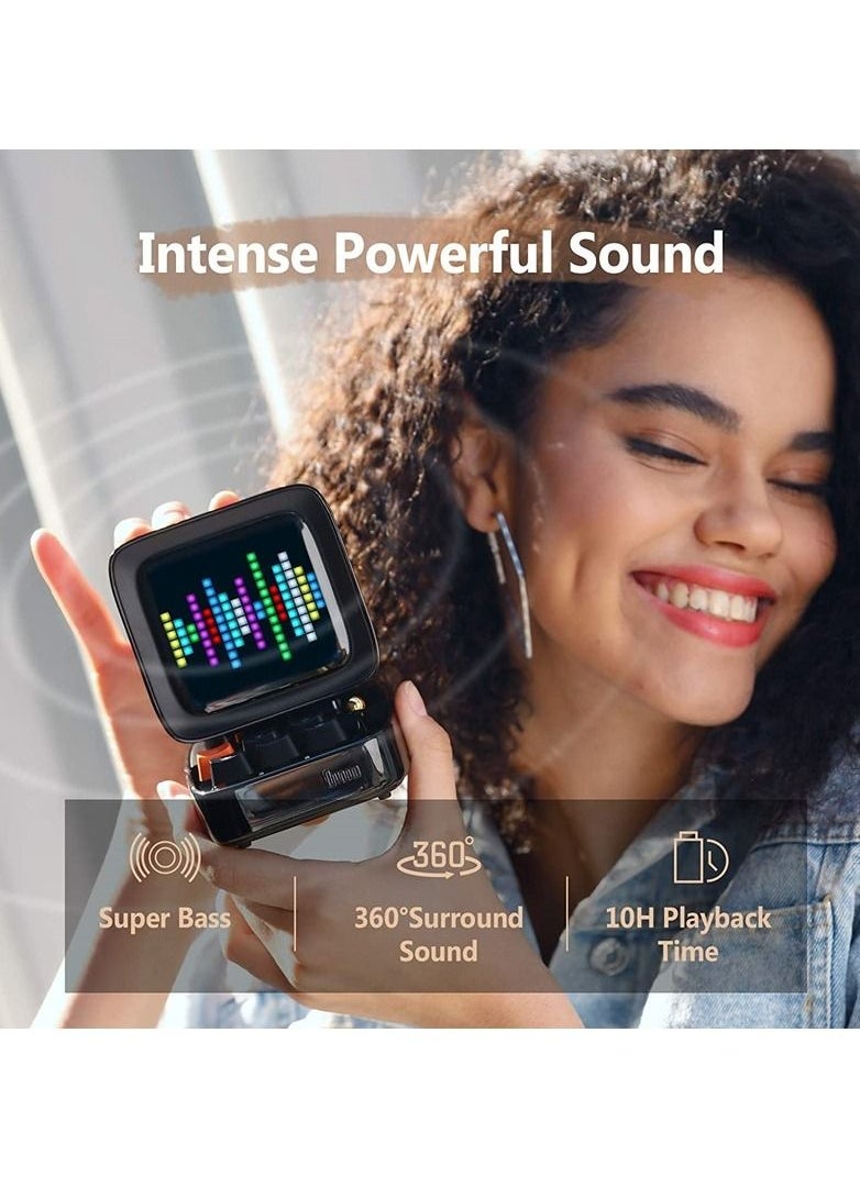 Divoom Divoom Ditoo Pro Bluetooth Mini Speaker-Black  - Image 3