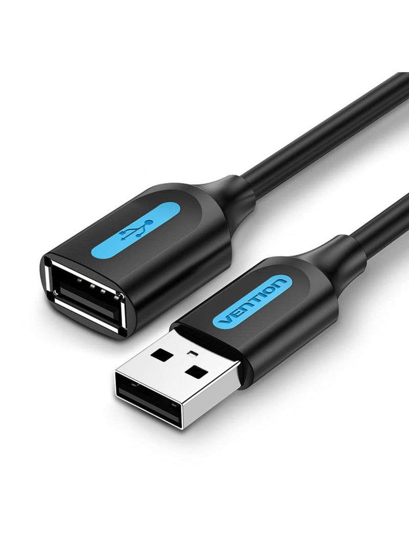 فينشن كابل تمديد USB 2.0 ذكر إلى أنثى مطلي بالنيكل يدعم نقل البيانات بسرعة 480 ميجابايت في الثانية وشحن 2A وصلة USB 2.0 بطول 5 متر - Image 1