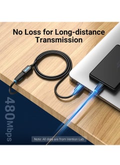 Usb 2.0 a Male to a Female Extension Cable Nickel Plated Support Data Transfer 480mbps and Charging 2a Usb 2.0 Extension 5 Meter - pzsku/Z1F74F1EE43AA1FB0E55AZ/45/_/1701417167/413f306b-b06a-4cc2-9915-d224d9fe5e33