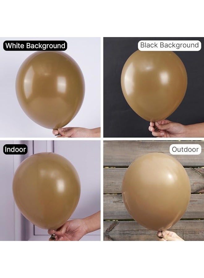 Dingo Metallic Chrome Gold Balloons 100 pcs and Dingo Coffee Brown Balloons 100 pcs - Image 4