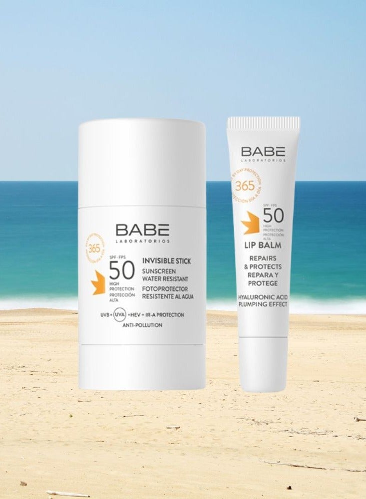 Babe Laboratorios Babé Lip Balm SPF50 Repairs and Protects Plumping Effect 15ml - Image 2