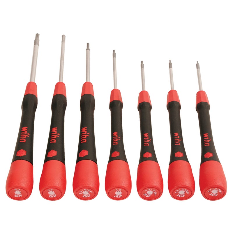 Wiha 26393 Screwdriver Set with Soft PicoFinish Handle, Hex Metric , 7 Piece - Image 5