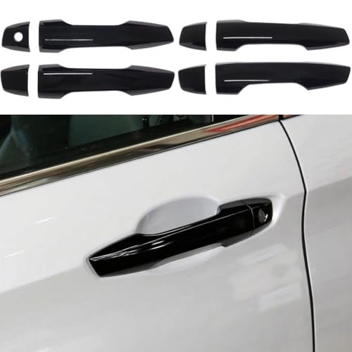 AOKIO Compatible with 2022 2023 2024 2025 Mitsubishi Outlander Accessories Door Handle Cover Glossy Black Without Smart Keyhole - Image 1