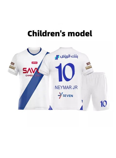 M MIAOYAN Neymar الرياض الهلال رقم 10 بعيدا جيرسي مجموعة قمصان كرة القدم لعبة تدريب الأطفال جيرسي