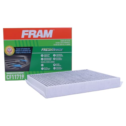 FRAM Fresh Breeze Cabin Air Filter with Arm & Hammer Baking Soda, CF11719 for Select Mercedes-Benz Vehicles, white - Image 1