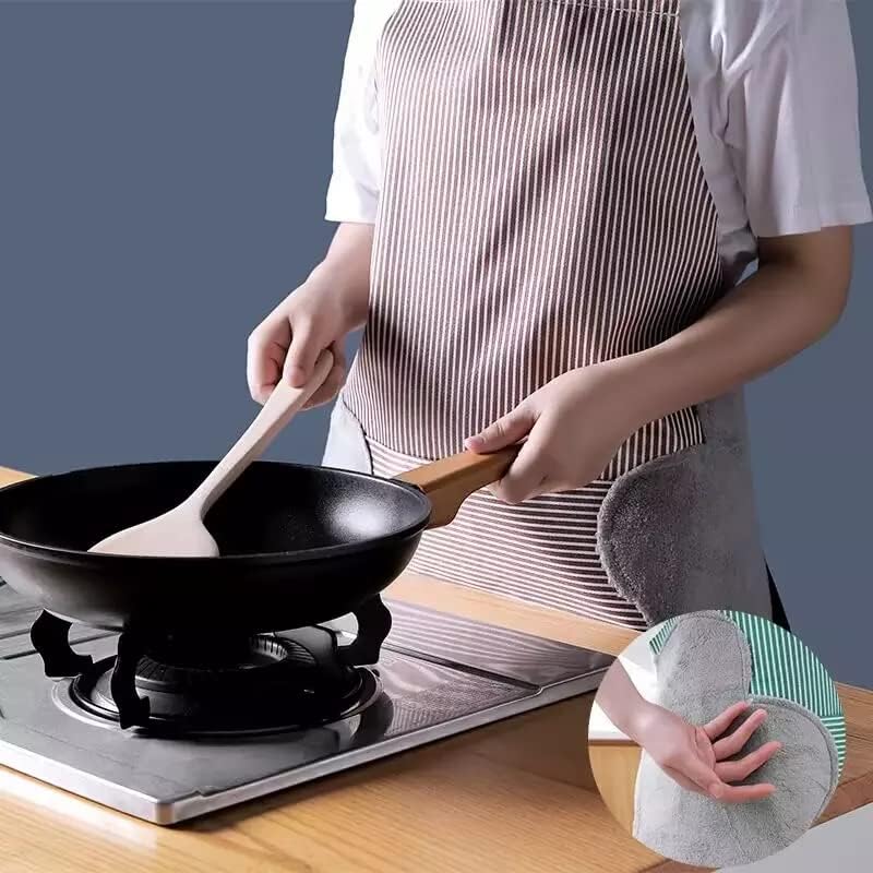 DOCAT Store Kitchen Apron with Wiping Hand Towel Apron for Women and Men with Big Pocket Unique Design Cooking Fits for Restaurant Home and Kitchen Accessories Items - Image 4