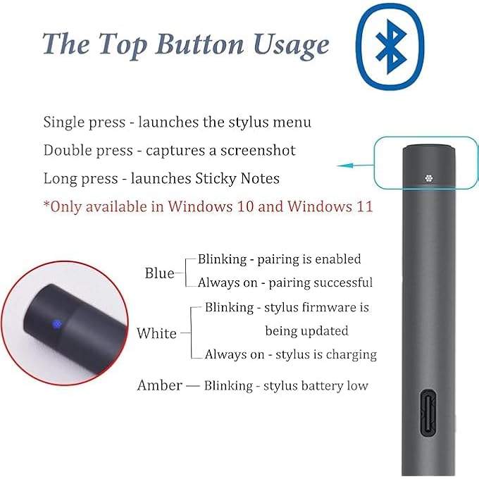 rayihni قلم نشط PN7522W متوافق مع ديل - Image 3