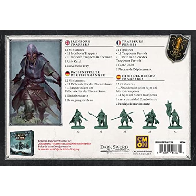CMON, A Song of Ice & Fire â€“ Iron Men's Trap, Expansion, Tabletop, 2 Players, Ages 14+, 45+ Minutes, German, Multilingual - Image 4