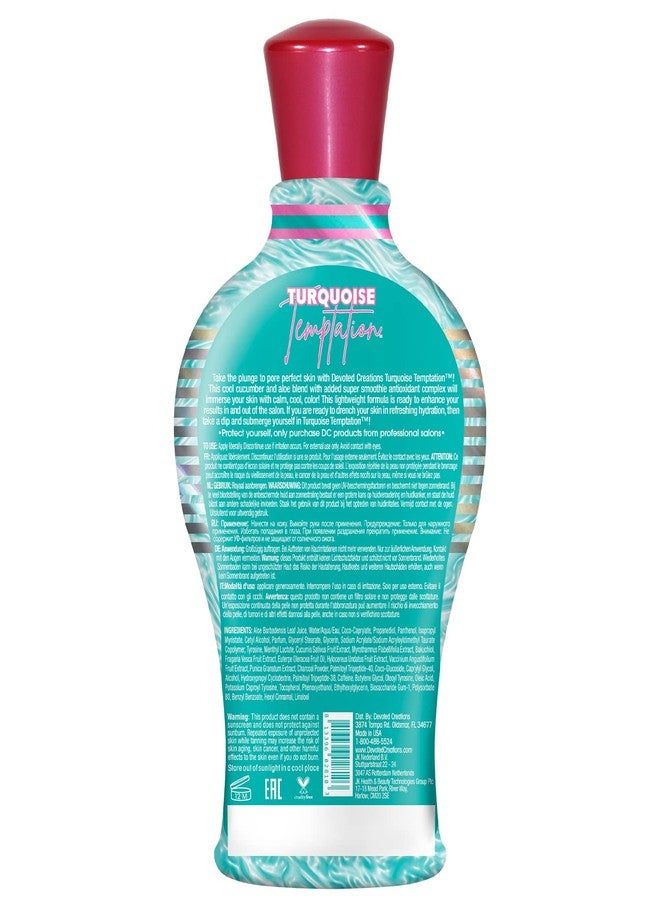 Devoted Creations Turquoise Temptation Indoor and Outdoor Tanning Lotion 12.25 oz - Image 2