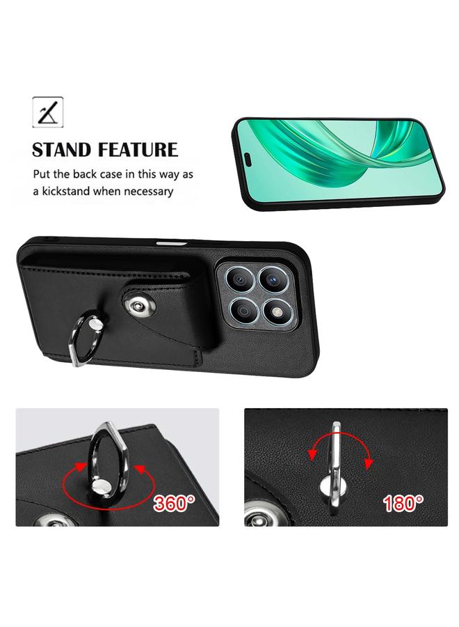 Zaboon Case For Honor X8b 4G Organ Card Bag Ring Holder Phone Case with Long Lanyard - Image 5
