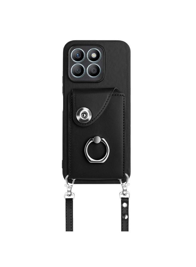 Zaboon Case For Honor X8b 4G Organ Card Bag Ring Holder Phone Case with Long Lanyard - Image 2