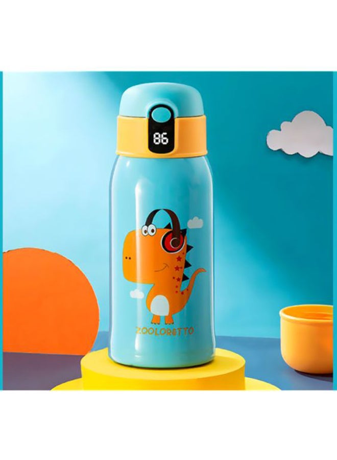 Loquat Kindergarten Portable Straw Bottle Blue/Orange/Black - Image 2