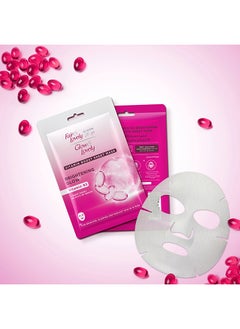 Glow & Lovely Vitamin Boost Sheet Mask For Radiant Skin Brightening Glow 20g  - Image 4