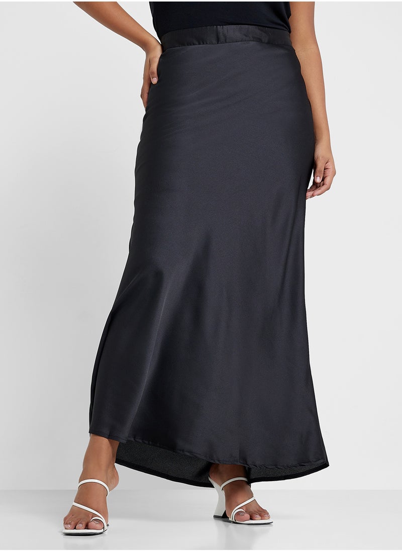 Ella Plus Satin Skirt  - Image 1