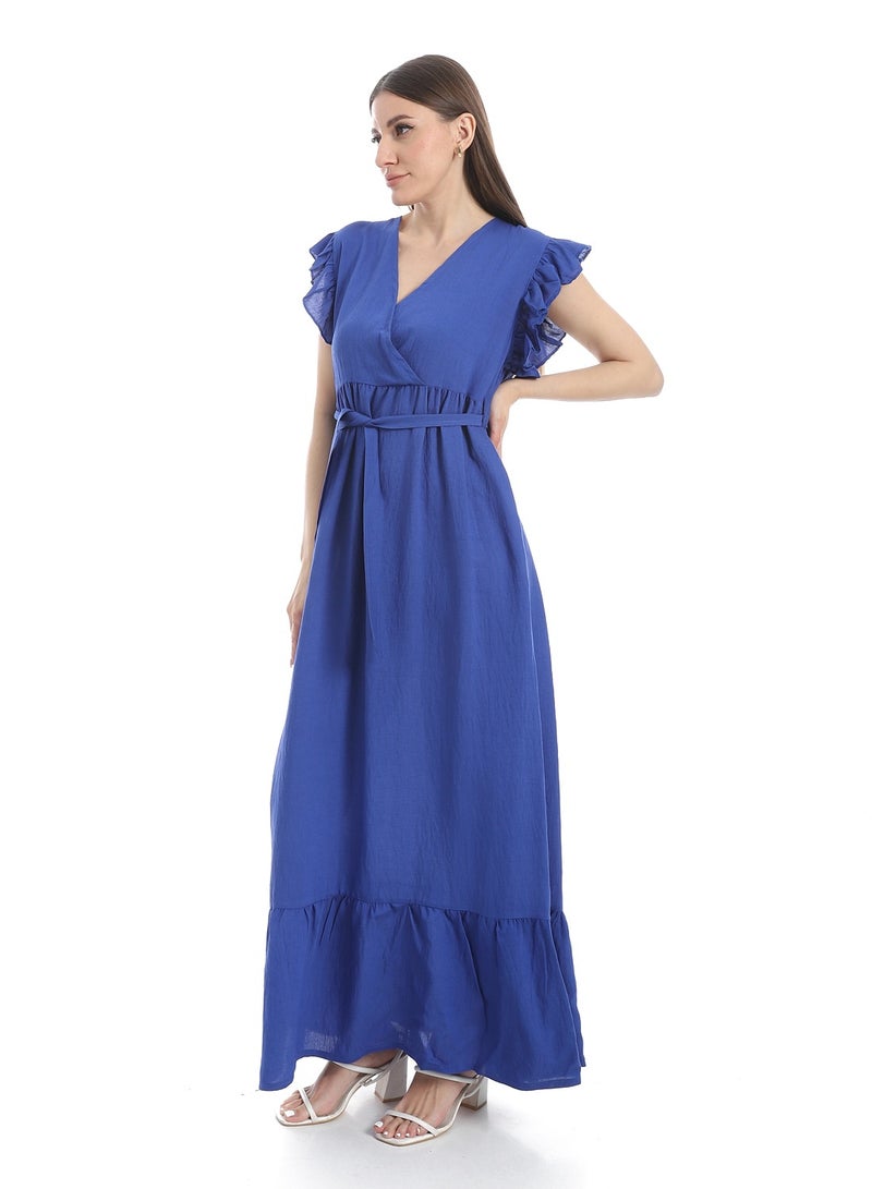 Caesar Women's sleeveless linen dress  - Image 2