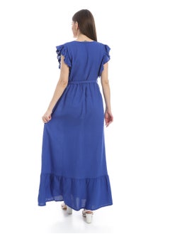 Caesar Women's sleeveless linen dress  - Image 4