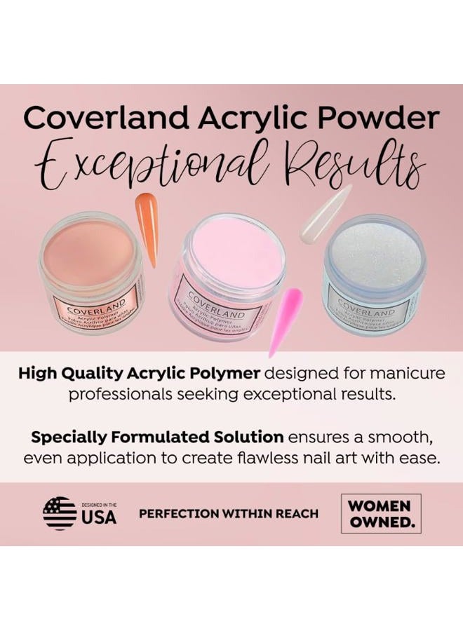 Tones Coverland Acrylic Nail Powder "Pink Sorbet" - Limited Edition Acrylic Powder for Nail Design, Sculpting, and Masking Nail Bed Imperfections - (1.5 Oz) - Image 4