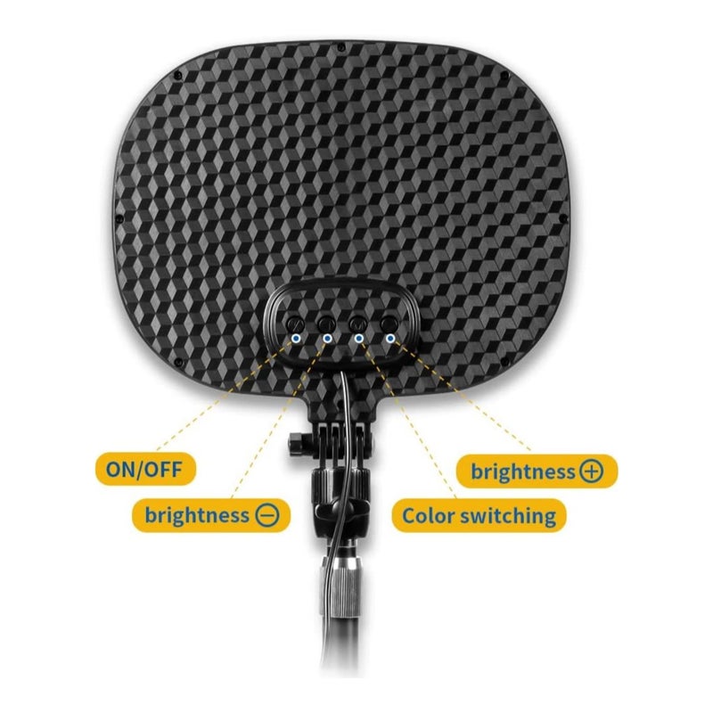 Barakah Video Conference Lighting Kit,with Memory Function,with Phone Holder, for Remote Working/Zoom Calls/Self Broadcasting/Live Streaming/YouTube Video/TikTok - Image 4