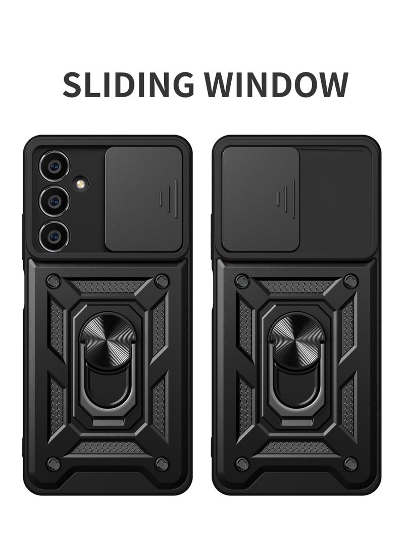 Phone Cover for Samsung Galaxy A05s with Slide Camera Cover Military Grade Drop Protective Phone Case with Magnetic Car Mount Holder - Image 2
