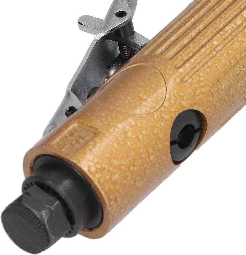 Air Die Grinder 1/4 Inch 20000 RPM Heavy Duty Pneumatic Right Angle Polisher Professional Metal Wood Rubber Tire Grinding Polishing Deburring Shaping Alloy Steel Tool Kit (JP Plug) - Image 2