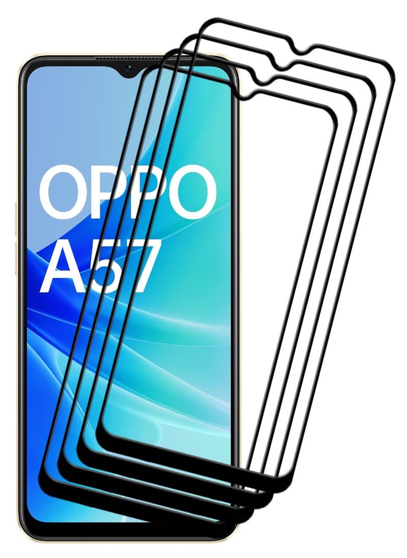 ACLIX 4 Pieces Antistatic ESD Dustproof Premium Quality High Definition Tempered Glass Screen Protector Designed For Oppo A57 - Image 1