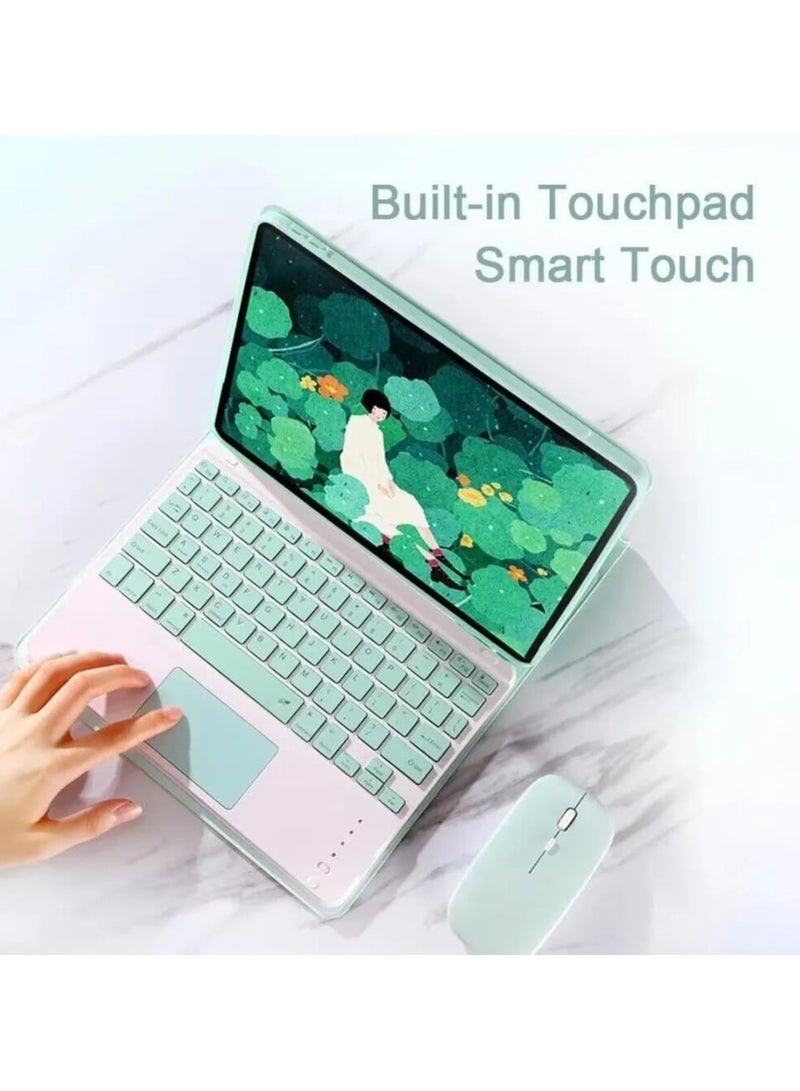Keyboard Case Compatible with Xiaomi Redmi Pad Pro 12.1-inch 2024, Leather Case with Removable Wireless Touchpad Keyboard for Redmi Pad Pro 12.1 - Image 3