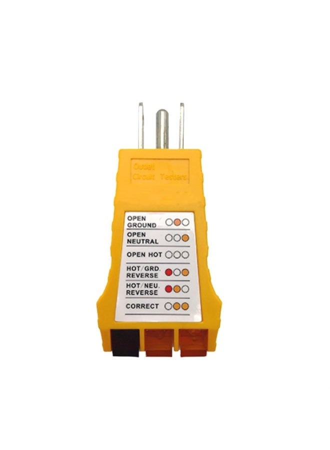 جهاز SK300 لفحص مقابس الكهرباء الأمريكية (US Plug) واختبار الطور وحلقة الأسلاك ثلاثية الأسلاك - Image 1