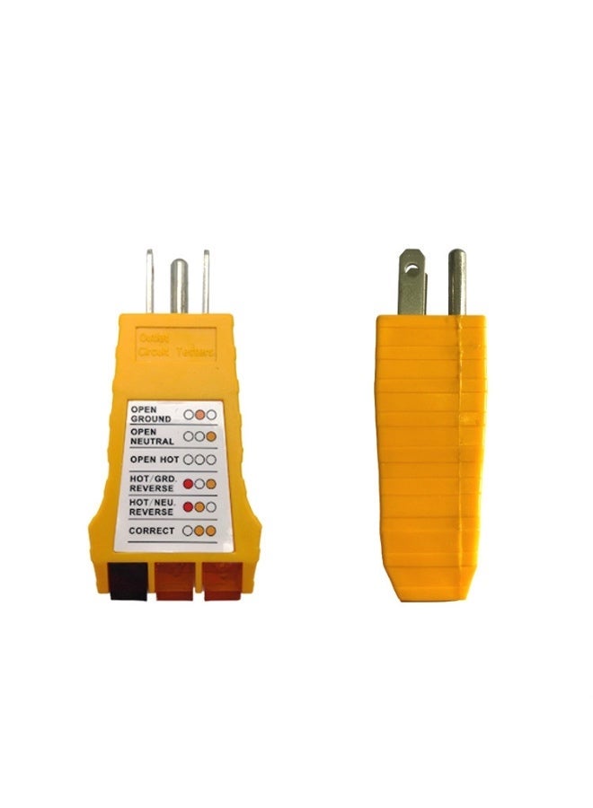 جهاز SK300 لفحص مقابس الكهرباء الأمريكية (US Plug) واختبار الطور وحلقة الأسلاك ثلاثية الأسلاك - Image 4